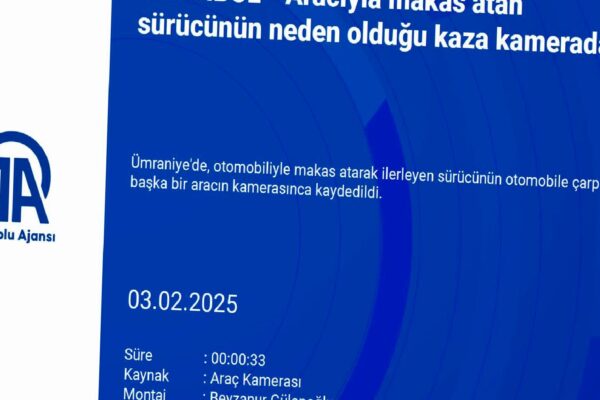 İstanbul’da aracıyla makas atan sürücünün neden olduğu kaza kamerada haberi