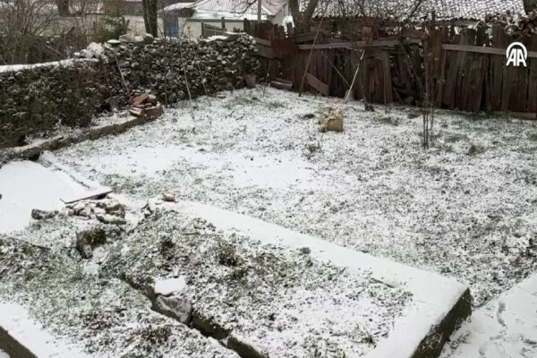 Kırklareli’nin yüksek kesimlerinde kar etkili oluyor haberi