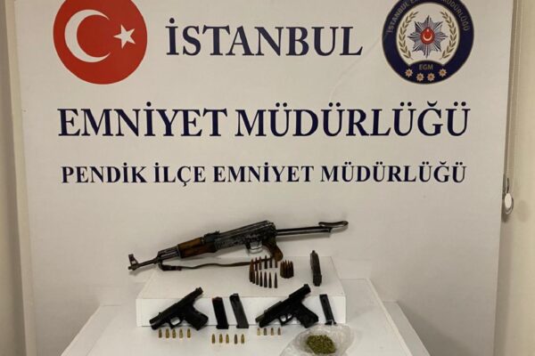 Pendik’te ruhsatsız silah operasyonunda 2 şüpheli yakalandı haberi