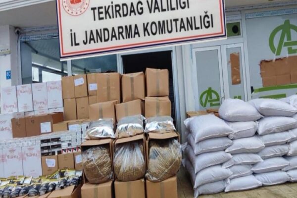 Tekirdağ’da 840 bin makaron ele geçirildi haberi