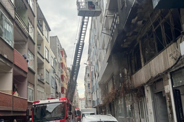 Bahçelievler’de iş yerinde çıkan yangın söndürüldü haberi