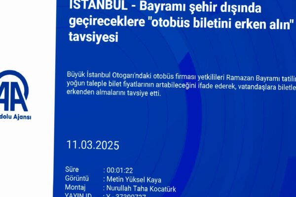 Bayramı şehir dışında geçireceklere “otobüs biletini erken alın” tavsiyesi haberi