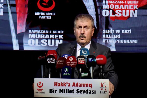 BBP Genel Başkanı Destici, Bursa’da iftar programında konuştu: haberi