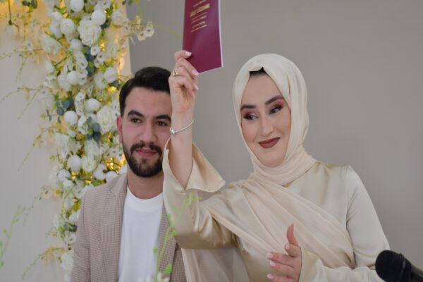 Bilecik’te Aile ve Gençlik Fonu ile evlenen ilk çiftin nikahı yapıldı haberi