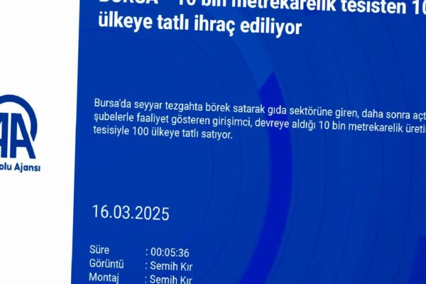 Bursa’da 10 bin metrekarelik tesisten 100 ülkeye tatlı ihraç ediliyor haberi