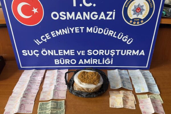Bursa’da uyuşturucu operasyonunda yakalanan şüpheli tutuklandı haberi