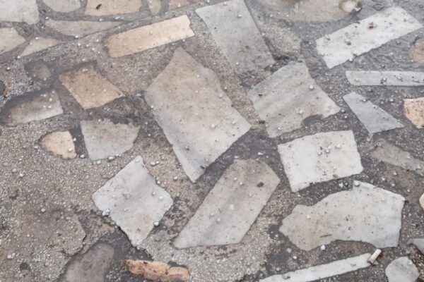 Çan’da dolu ve sağanak etkili oldu haberi