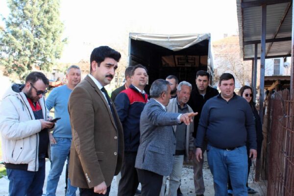 Kırklareli’nde yangında hayvanları telef olan besiciye destek haberi