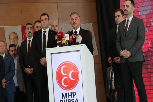 MHP Genel Sekreteri İsmet Büyükataman Bursa’da partisinin bayramlaşmasında konuştu: haberi