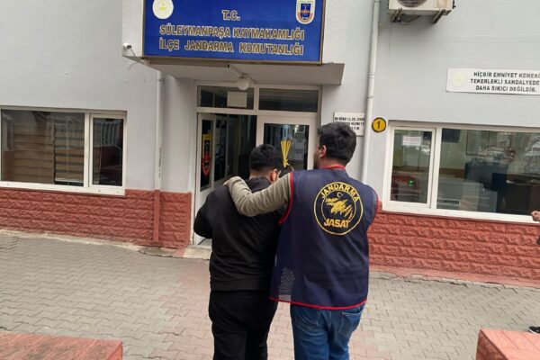 Tekirdağ’da 30 yıl 6 ay hapis cezası bulunan hükümlü yakalandı haberi