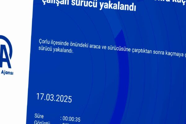 Tekirdağ’da kaza yaptıktan sonra kaçmaya çalışan sürücü yakalandı haberi