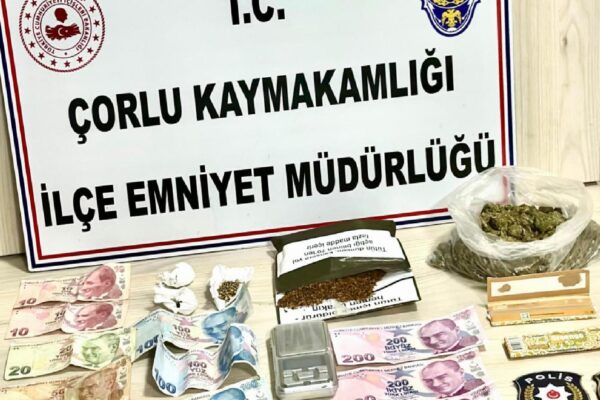 Tekirdağ’da uyuşturucu operasyonunda yakalanan 4 şüpheliden 1’i tutuklandı haberi