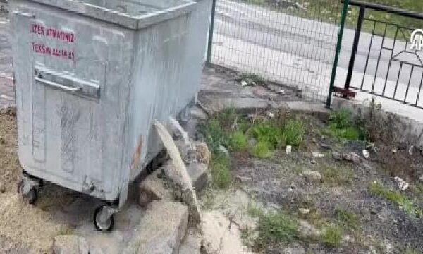 Başakşehir’de çöp konteynerine atılan kimyasal maddeler dumana neden oldu haberi