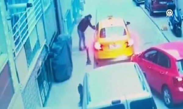 Beyoğlu’nda taksiye silahla ateş eden şüpheli tutuklandı haberi