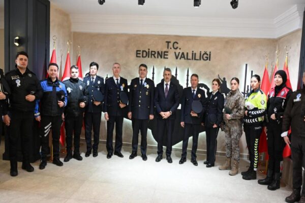 Edirne Valisi Sezer, Emniyet Müdürü Karaburun’u kabul etti haberi