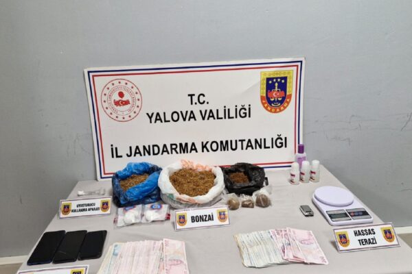 Yalova’da uyuşturucu operasyonunda 2 zanlı tutuklandı haberi
