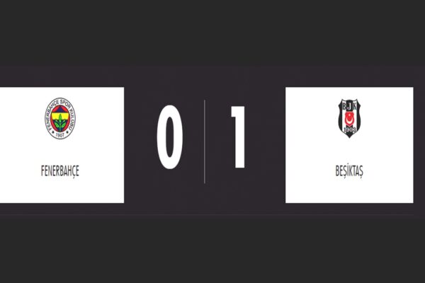 Beşiktaş, Fenerbahçe’yi Kadıköy’de 1-0 Mağlup Etti