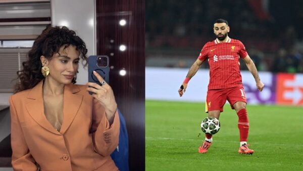 Hande Doğandemir ile Mohamed Salah Aynı Karede