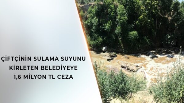 Denizli’de Sulama Suyunu Kirleten Belediyeye Ceza