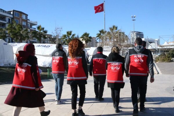 129 Bini Aşkın Afet Mağduruna Psikososyal Destek Sunuldu