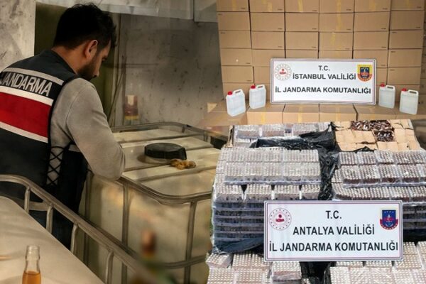 81 İlde Sahte ve Kaçak Alkol Operasyonu: 121 Şüpheli Gözaltına Alındı
