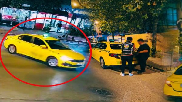 İstanbul’da Drift Yapan Taksici Yakalandı: Sürücüye Para Cezası ve Trafikten Men Cezası Verildi