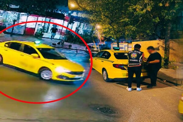 İstanbul’da Drift Yapan Taksici Yakalandı: Sürücüye Para Cezası ve Trafikten Men Cezası Verildi