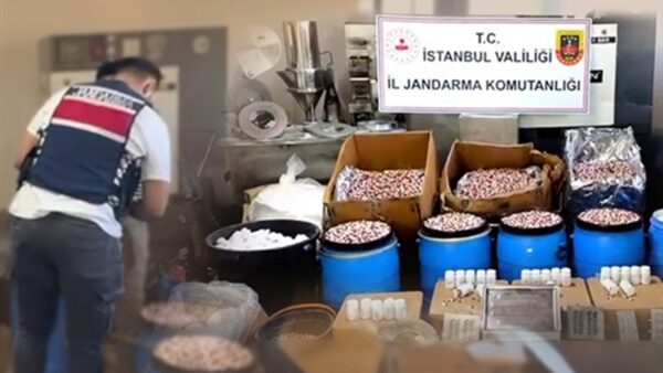 İstanbul’da Yapılan Uyuşturucu Operasyonu İle Milyonlarca Hap Ele Geçirildi