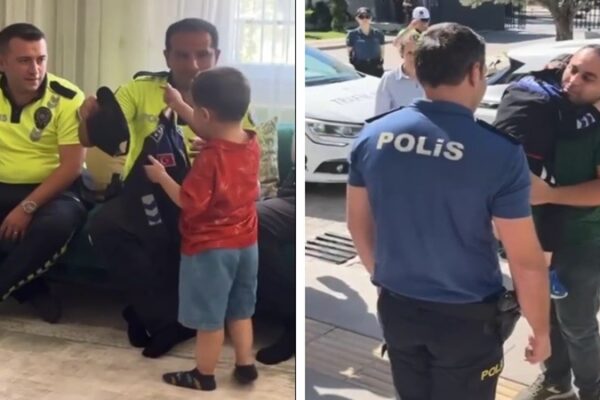 Muğla’da 4 Yaşındaki DMD Hastası Çocuğun Polis Hayali Gerçek Oldu