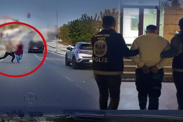 Trafikte Taşlı Saldırı Yapan Kişi Yakalandı