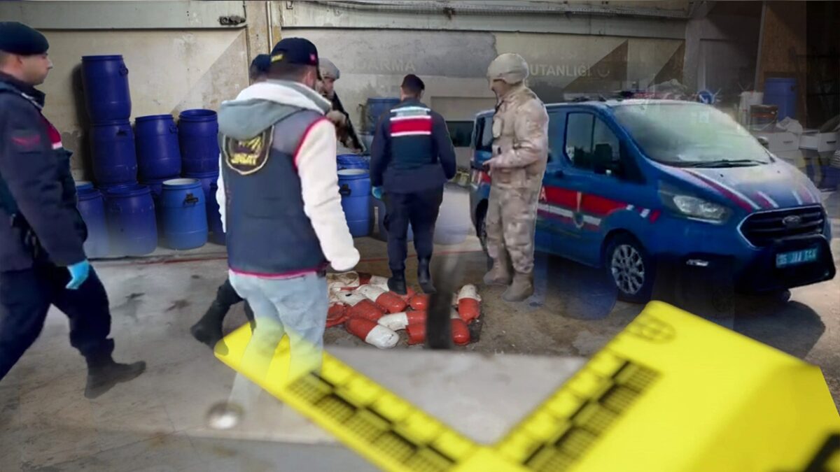 İzmir’de 1,6 Ton Uyuşturucu Hap Hammaddesi Ele Geçirildi