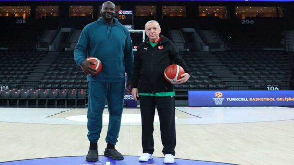 Cumhurbaşkanı Erdoğan, NBA Efsanesi Shaquille O’Neal İle İstanbul’da Buluştu