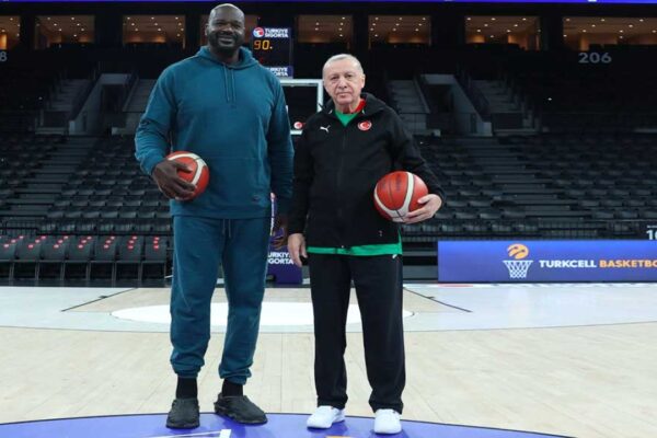 Cumhurbaşkanı Erdoğan, NBA Efsanesi Shaquille O’Neal İle İstanbul’da Buluştu