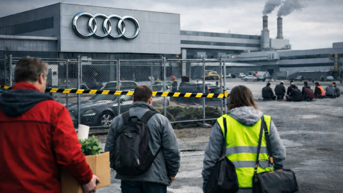 Audi Fabrikası Kapandı: Binlerce Çalışan İşsiz Kaldı