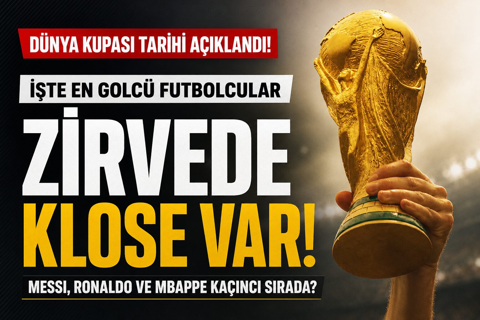 Dünya Kupası Tarihinin En Golcü Futbolcuları Açıklandı