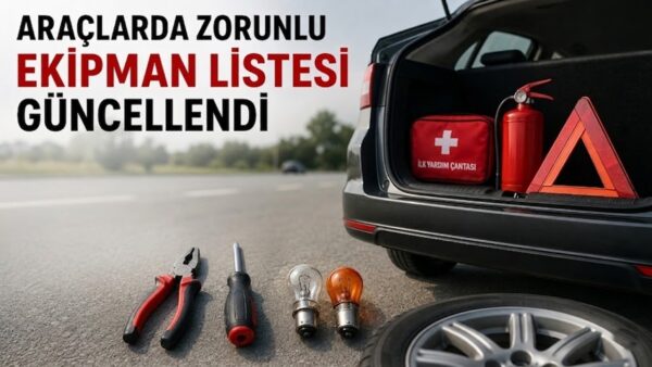Trafik Kanunu Değişti: Araçlarda Bulundurulması Zorunlu Ekipmanlar Açıklandı