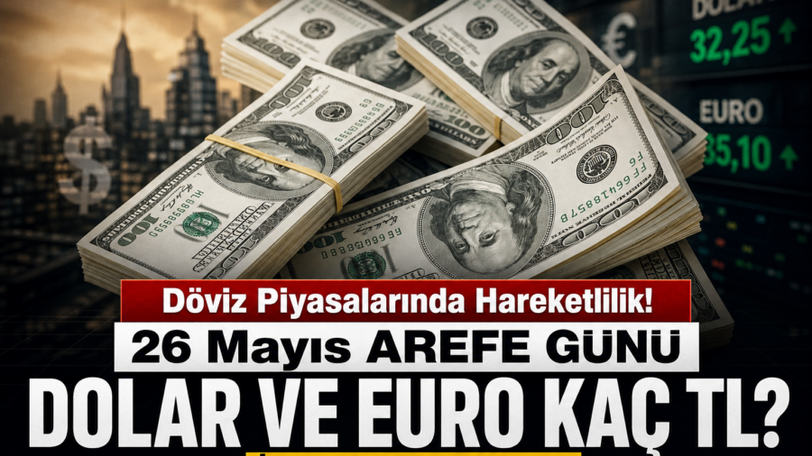 26 Mayıs Arife Günü Dolar Kaç TL Oldu, Euro Ne Kadar?