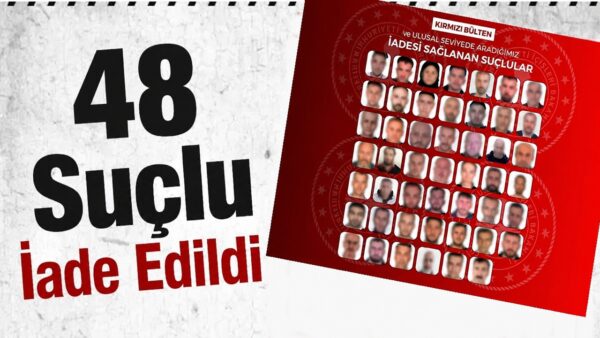 Interpol–Europol İş Birliğiyle Aranan 48 Suçlu Türkiye’ye Getirildi