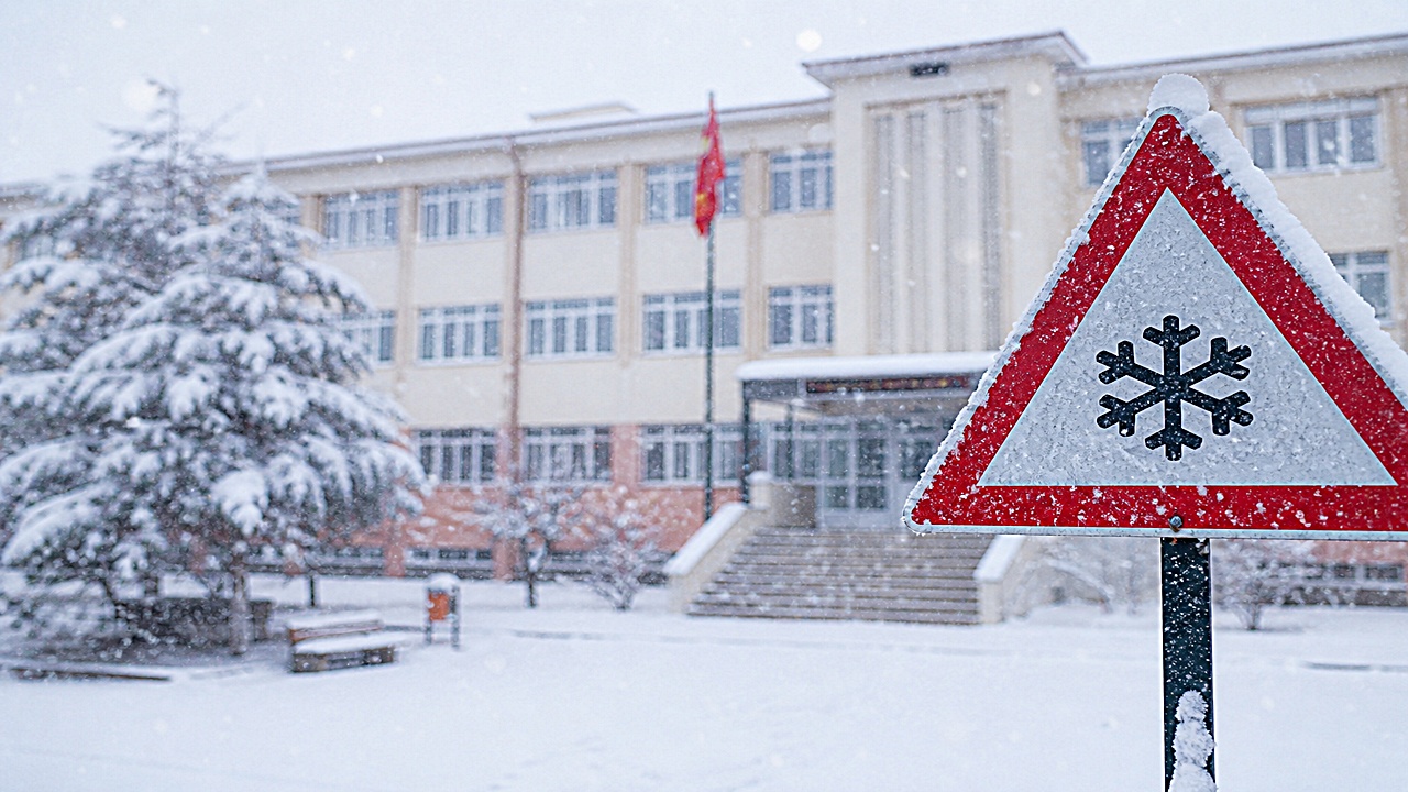 Mayıs Ayında Okullar Kardan Dolayı Tatil Edildi