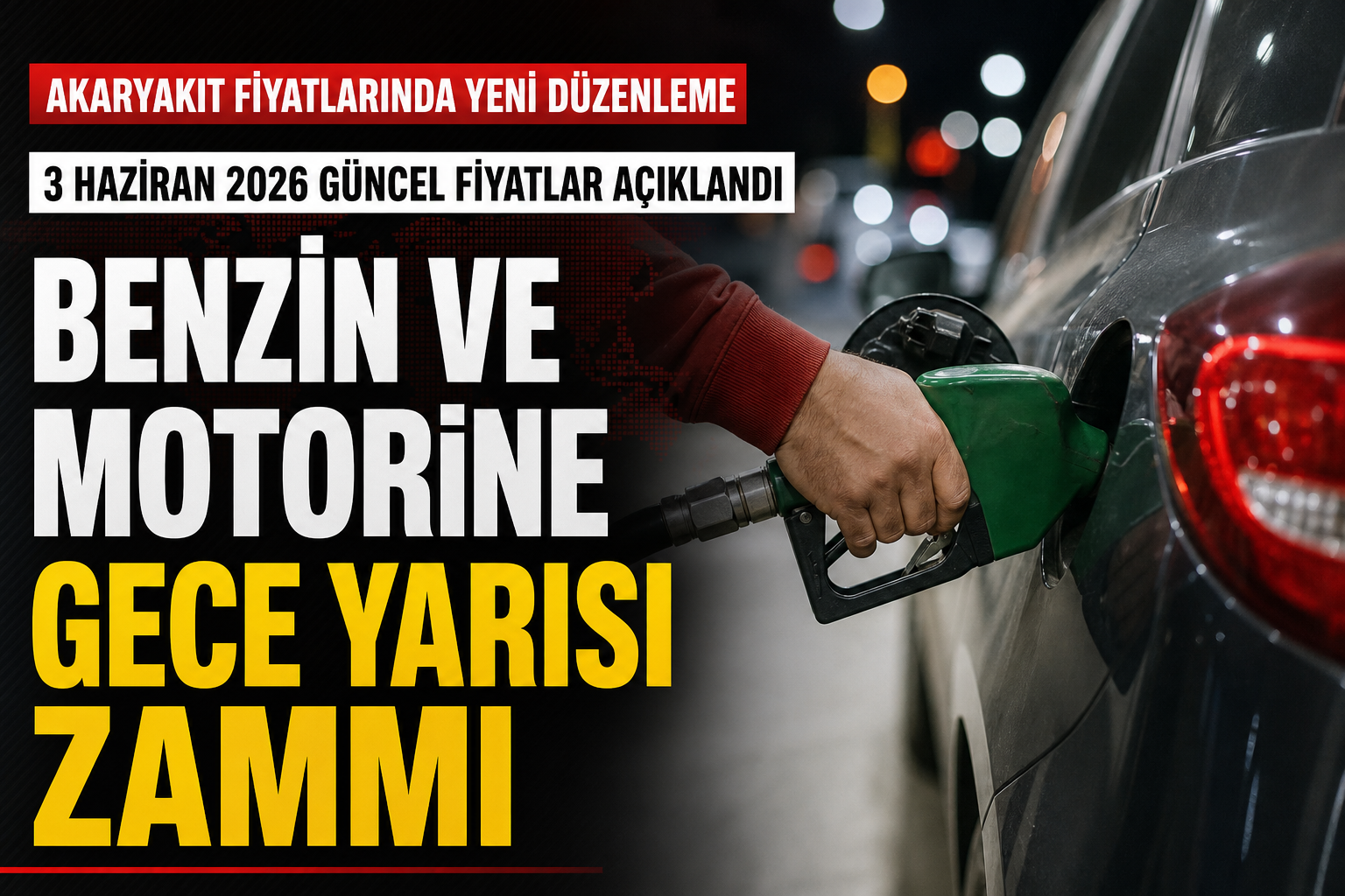 Akaryakıta Gece Yarısı Zammı: Benzin ve Motorin Fiyatları Güncellendi