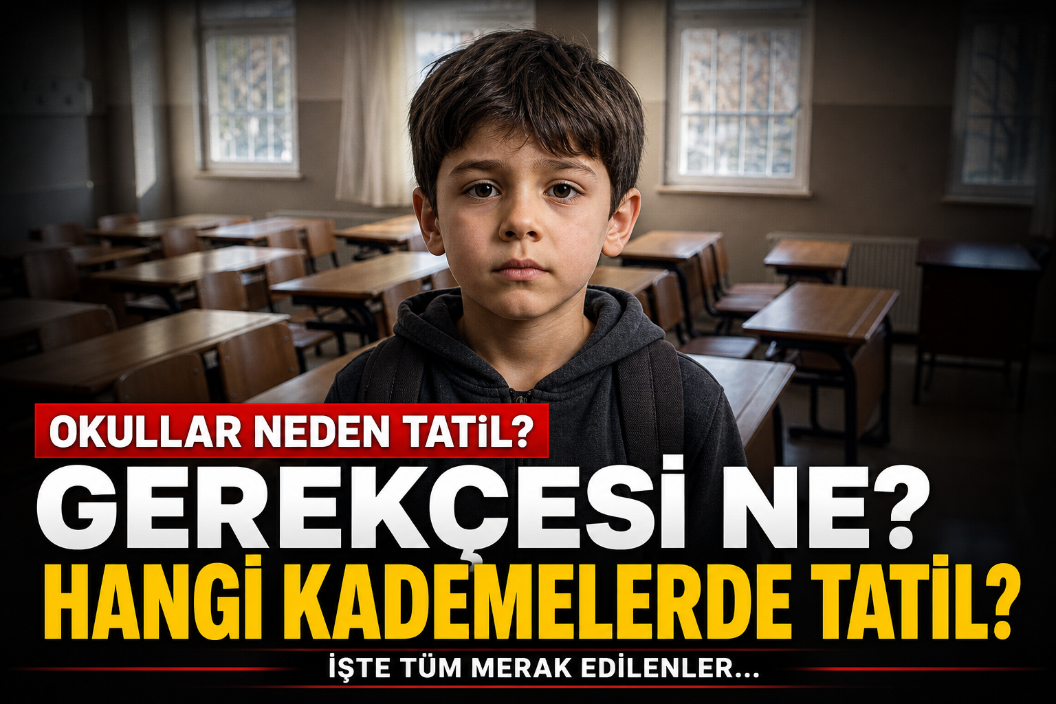 Yarın Neden Okul Yok? Okullar Neden Tatil Oldu