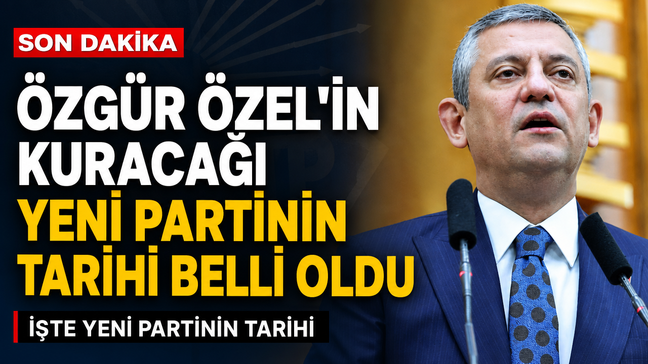 Özgür Özel ve ekibinin kuracağı yeni partinin tarihi belli oldu