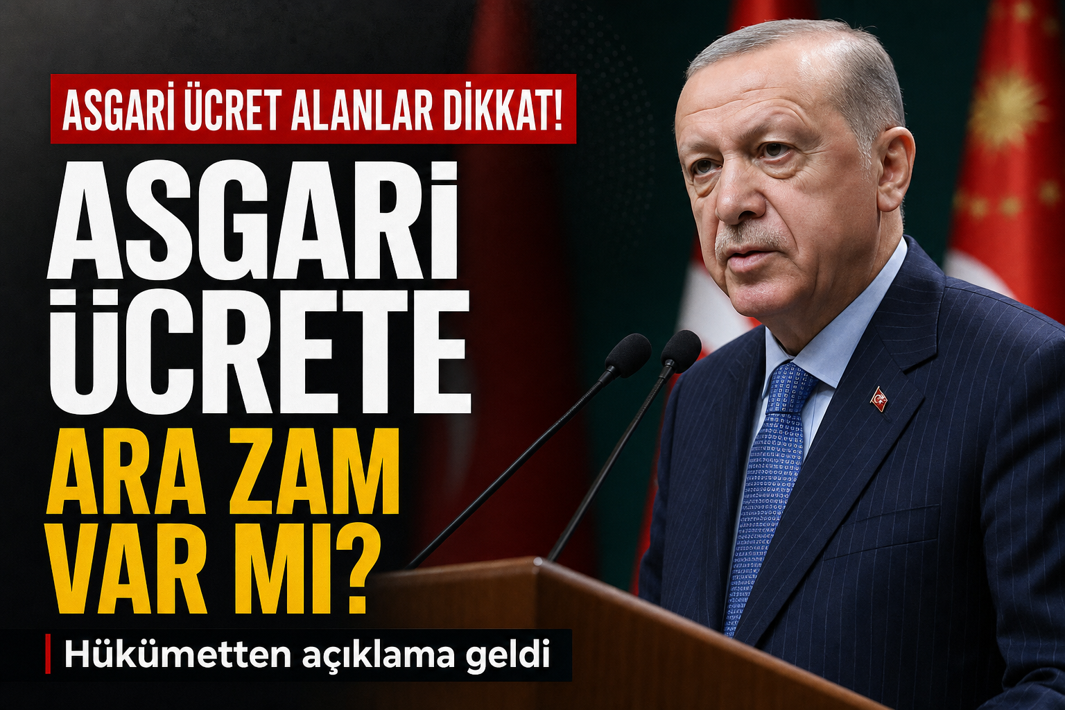 Asgari Ücrete Ara Zam Var mı? Resmi Açıklama Geldi