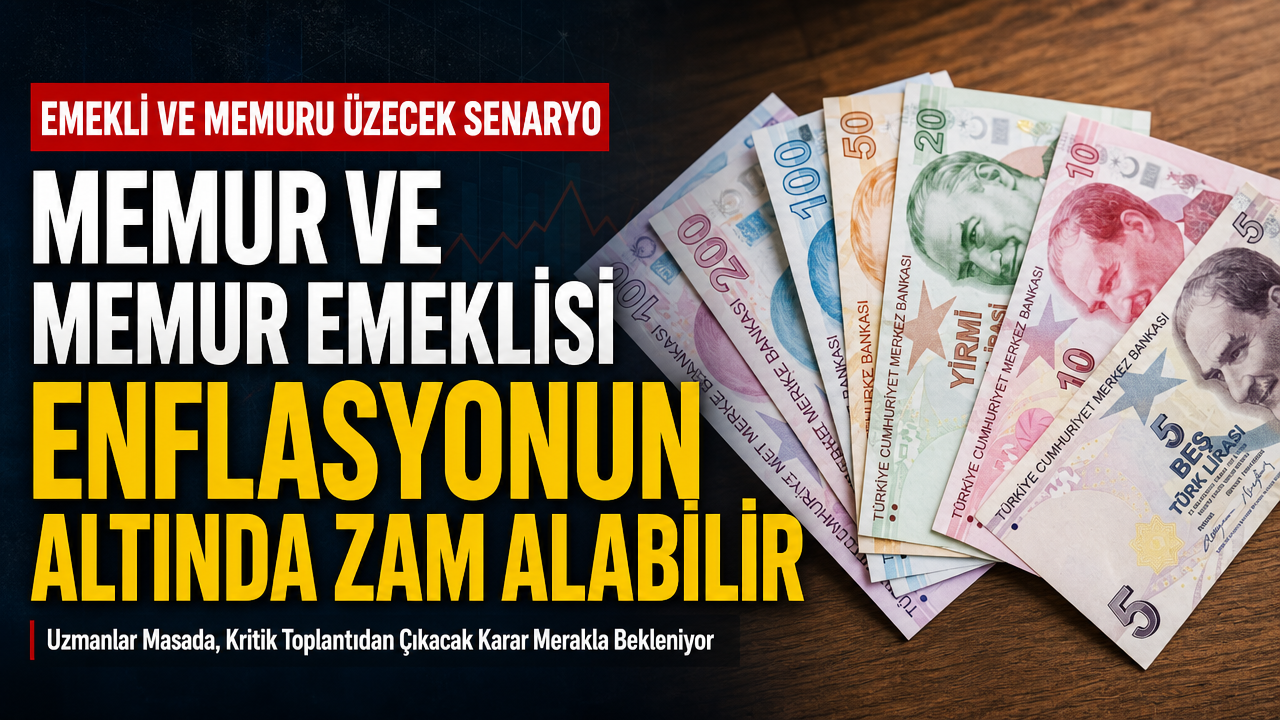 Memur ve memur emeklisine enflasyonun altında zam gelebilir