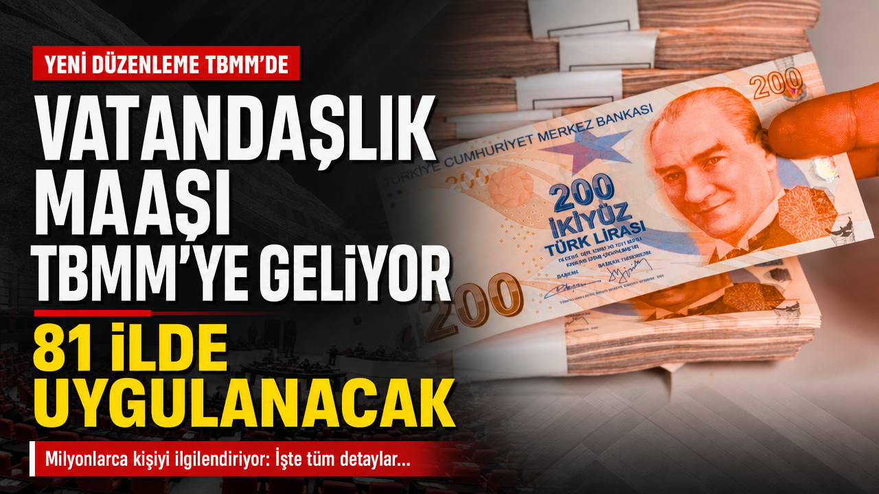 Vatandaşlık maaşı 81 ilde aynı anda uygulanacak