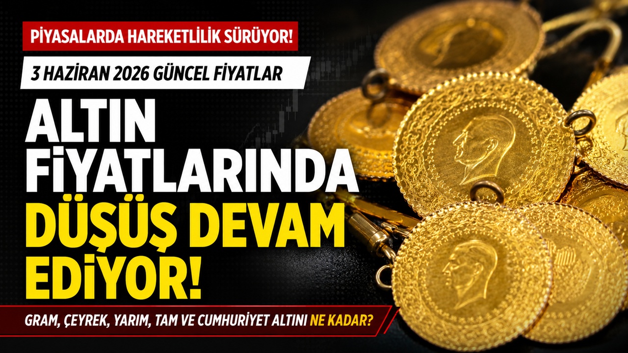 Altın Alacaklar Dikkat: Altın Fiyatlarında Düşüş Devam Ediyor