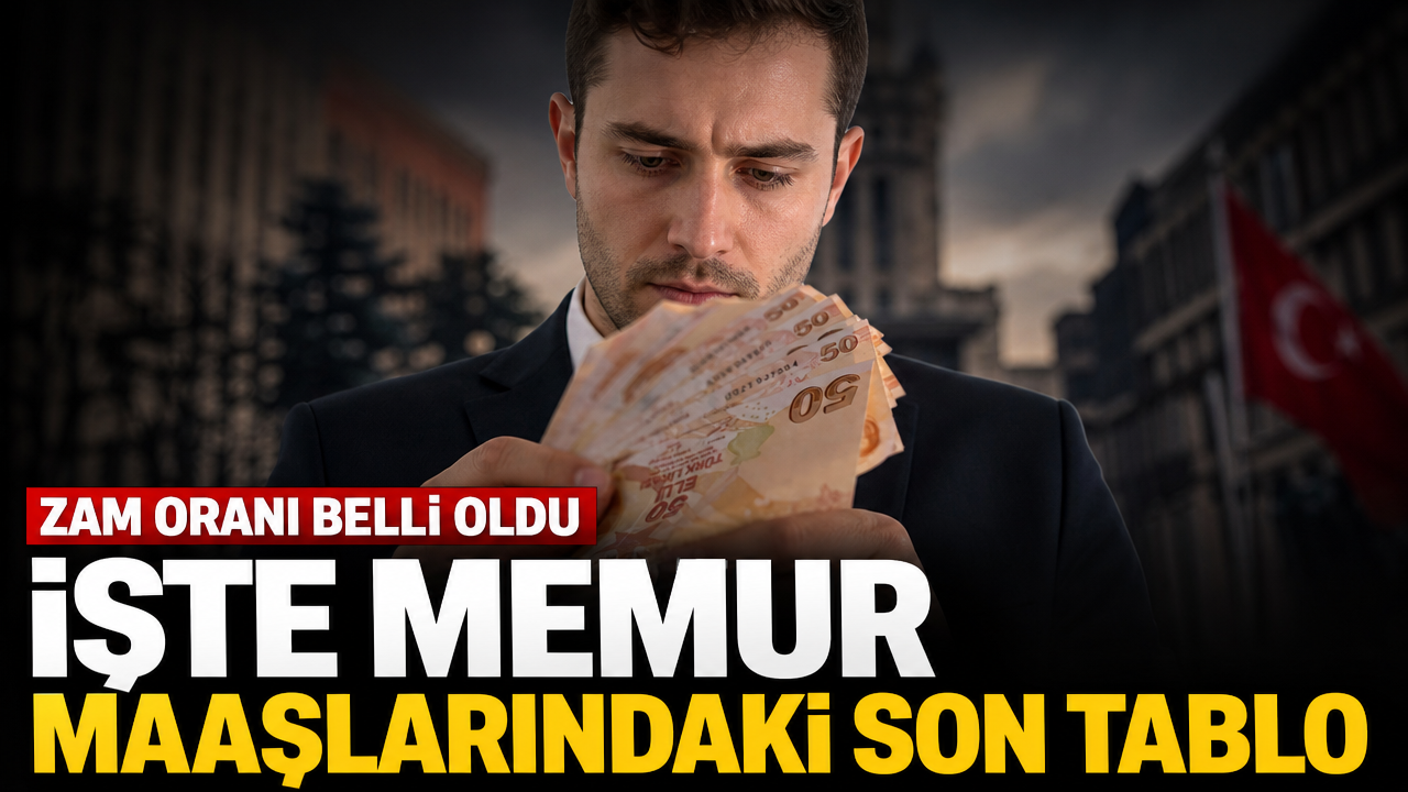Temmuz zamlı memur maaşları belli oldu! İşte meslek meslek zamlı maaşlar
