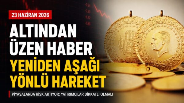 Altın fiyatları yeniden düşmeye başladı! 22 Haziran 2026 güncel rakamlar