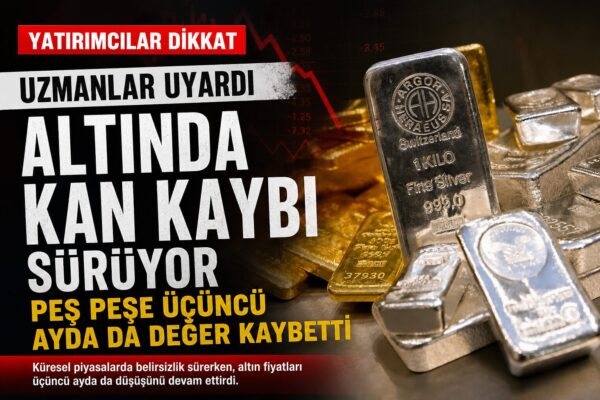 Altın Üst Üste 3 Ay Değer Kaybetti! Gümüşün Düşüşü Sona Erdi!