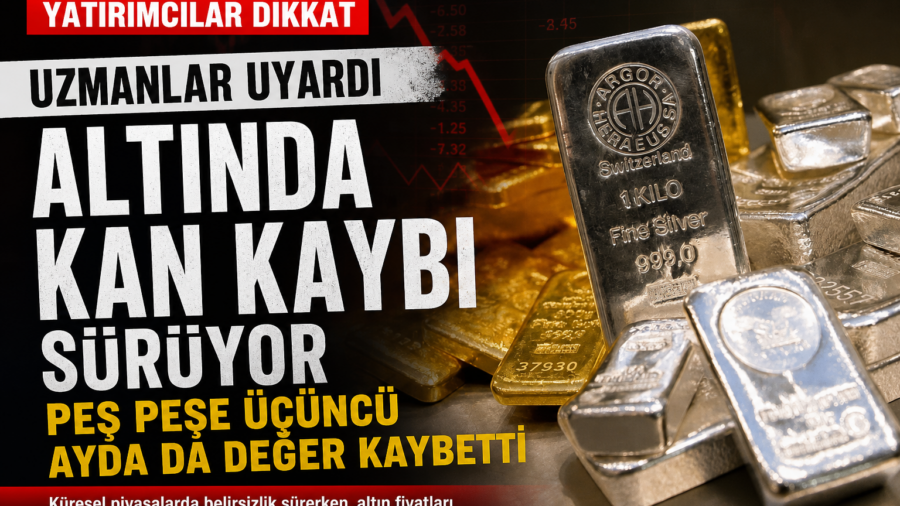 Altın Üst Üste 3 Ay Değer Kaybetti! Gümüşün Düşüşü Sona Erdi!